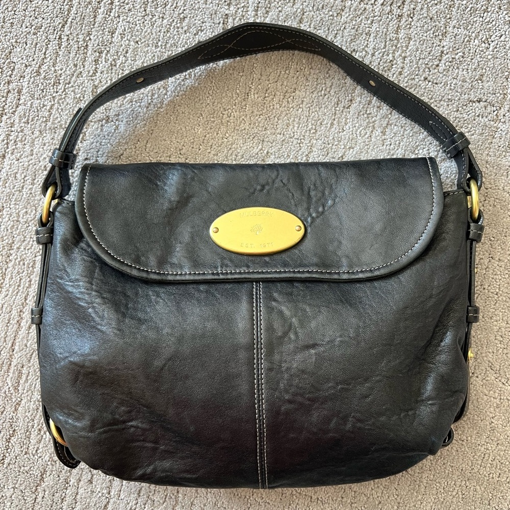 Mulberry Hayden Small Shoulder Plonge Lambskin - Picture 2 of 16